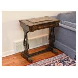 $400 - Vintage Oriental Sewing Table from Marshall Fields, Hand Painted in France & China