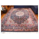 $3,500 - Persian Area Rug - Reds & Blues (Approx. 12