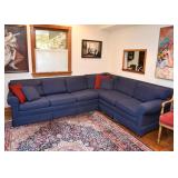 Blue Sectional Sofa 