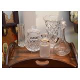 Crystal & Glassware - Decanters, Vases, Etc.