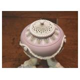 $900 - RARE Wedgwood Tricolor Dolphin Pastille Burner