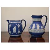 $50 Each - Wedgwood Blue Jasperware Pitchers