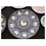 Wedgwood Jasperware Tenth Anniversary Christmas Plate 