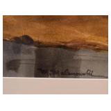 $350 - "Pier and Water" Original Artwork by M. Malinowski (Approx. 26.5" L x 22.5" H)