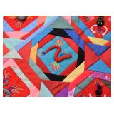 Folk Art Quilts with Applique Animals (there are several of these)