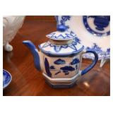 Blue & White China Teapot