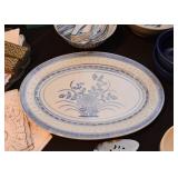 Blue & White China Serving Platter