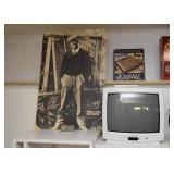 Black & White Poster, Small TV