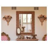 Acanthus Leaf Framed Wall Mirror