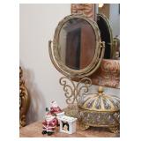 Home Decor - Vanity Mirror, Jewelry / Trinket Box, Christmas Decor