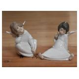 Lladro Figurines (Sitting Angels)