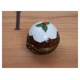 Limoges Pill Box (Christmas Pastry)