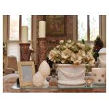 Home Decor - Candle Holders, Candles, Picture Frames, Pottery, Florals