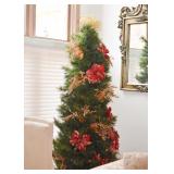 Christamas Decor - Lighted Artificial Christmas Tree