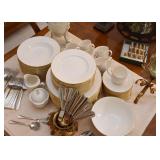 Mikasa China Set (Empire Gold)