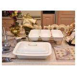 Covered Casserole, Serving Dishes with Rack