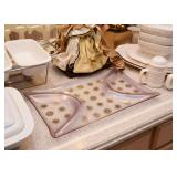 Vintage Glass Serving Platter