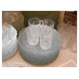 Glass Dinner Plates & Mugs