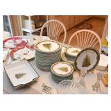 Fine Porcelain Christmas Dinnerware - Celebrations by Radko