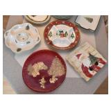Christmas Serving Plates, Platters, Dishes