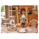 Christmas Decor, Fitz and Floyd Santa Claus / St. Nick Figurine