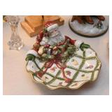 Fitz and Floyd Santa Claus Dish