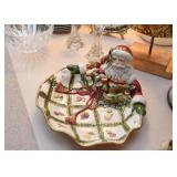 Fitz and Floyd Santa Claus Dish