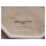 Fitz and Floyd Christmas Dish (Holly & Berries)