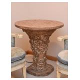 Round Sculptural Side Table