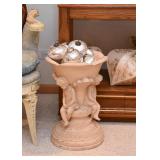 Pedestal Planter / Urn, Christmas Ornaments