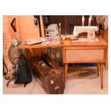 Vintage Kenmore Sewing Machine with Work Table / Cabinet