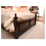 Queen Size Bed with Headboard / Footboard (Headboard is approx. 61" H)