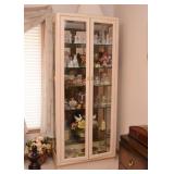 2-Door Display Case / Cabinet with Glass Shelves