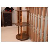 Triple Tier Wooden Display Stand