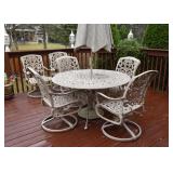 Patio Dining Table & Chairs (8 Chairs Available)