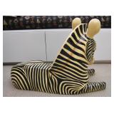 $300 - Sermel Tonala Jal Mexico Zebra Paper Mache Art Sculpture (Approx. 30" L x 15" W x 21" T)