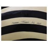 $300 - Sermel Tonala Jal Mexico Zebra Paper Mache Art Sculpture (Approx. 30" L x 15" W x 21" T)