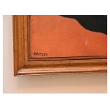 $1,000 - Large Framed Original Artwork / Painting of Nun, by Skip Hartzell (Approx. 52" L x 65" H)