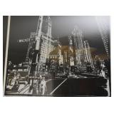 $250 - Framed Chicago Artwork, 1973 - Signed by Artist (Approx. 31" x 28")