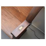 $300 - Vintage Wood Church Pew / Bench (No. 41) - Approx. 44" L x 38" Deep