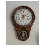SOLD - Antique Wall Clock (Approx. 15" W x 24" H)