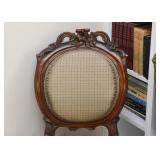 $200 - Antique Carved Wood Chair (Upholstered)