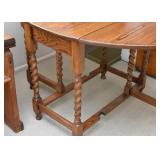 Antique Oak Gate Leg Table