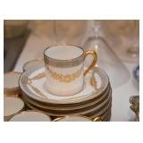 Hand Painted Porcelain Demitasse Cups