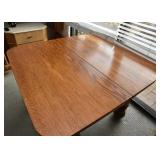 Antique Oak Dining Table (Additional leaves available)
