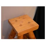 $125- Log Furniture Stool
