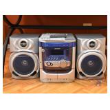 Sharp Bookshelf Stereo System with Speakers