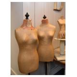 Paper Mache Mannequins / Dress Forms