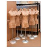 Miniature Paper Mache Mannequins / Dress Forms