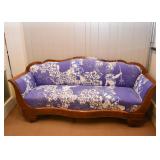 Antique / Vintage Sofa with Nobilis Upholstery